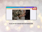 Wedding Website Template, Online RSVP, Editable Invitation Website,Details & Program, Digital Invitation, nva Website, Instant Download. WW1