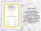 Nikkah Certificate Digital Download Personalised, A4, A3, Template, Editable, Nikkah Nama, Nikkah Contract, Muslim Contract. NN268