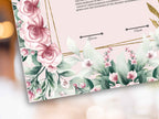 Nikkah Certificate Digital Download Personalized, A4, A3, Template, Editable, Nikkah Nama, Nikkah Contract, Muslim Contract. NN299