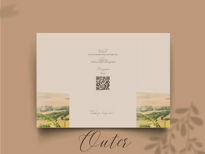 Venue Wedding Invitation Template | Editable Wedding Invite | Printable Digital Download | Elegant Wedding Card. WI160