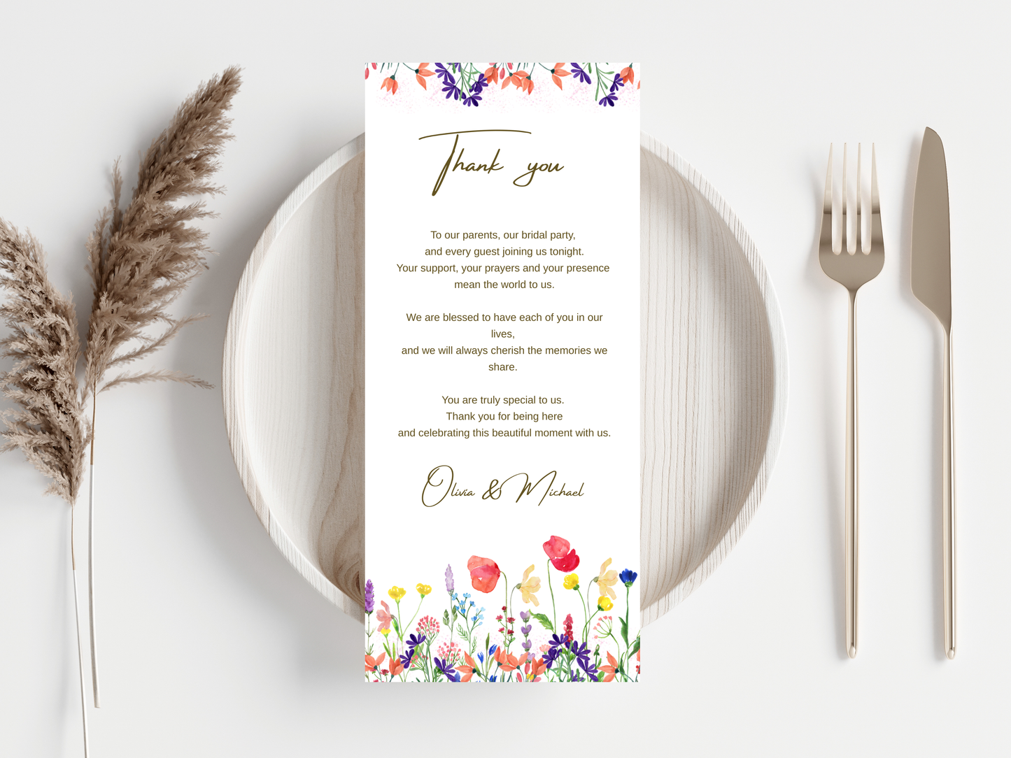 Wedding Invitation Bundle, RSVP, Thank You Card, Table Card, Menu Card, Reception Card, Details Card. WI260