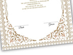 Luxury Nikkah Contract, Digital Printable Personalised Customised Nikkah Certificate, Custom Nikah Nama, Islamic Wedding Contract. NN157