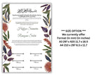 Nikkah Certificate Digital Download Personalised, A4, A3, Template, Editable, Nikkah Contract, Muslim Contract. NN232