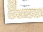 Nikkah Certificate Digital Download Personalised, A4, A3, Template, Editable, Nikkah Nama, Nikkah Contract, Muslim Contract. NN247