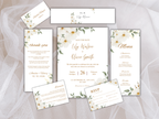 Wedding Invitation Bundle, RSVP, Thank You Card, Table Card, Menu Card, Reception Card, Details Card. Wedding Bottle Label. WI282