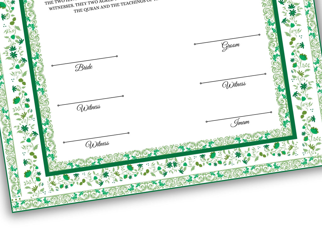 Nikkah Contract Template, A4/A3 Islamic Nikkah Digital Download, Customized Muslim Marriage Certificate, Editable Wedding Agreement. 148