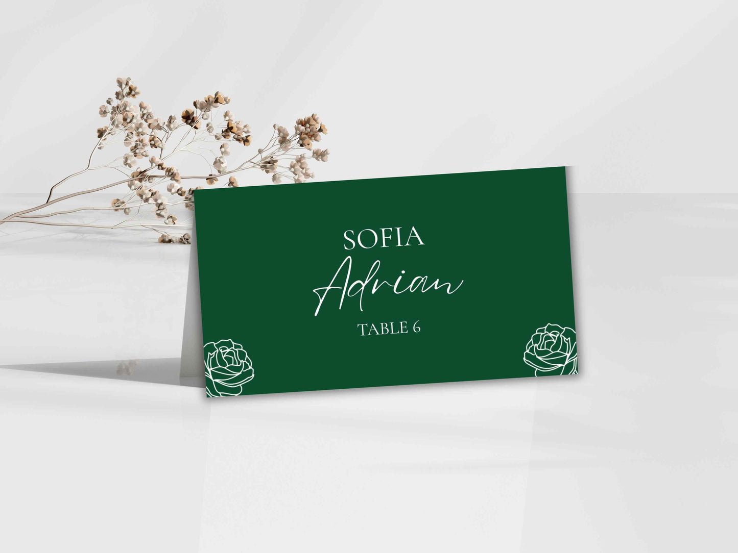 Wedding Invitation Bundle, RSVP, Thank You Card, Table Card, Menu Card, Reception Card, Details Card. WI254