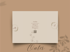 Floral Wedding Invitation Template | Folded Wedding Program & Details Card | Printable Rustic Boho Wedding Invite | Editable Template. WI176