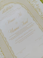 A3 Nikkah Certificate , Nikkah Certificate, Nikkahnama, Muslim Marriage Certificate, A3 Certificate