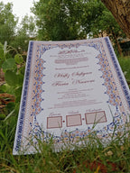 A4 Nikkah Certificate , Nikkah Certificate, Nikkahnama, Muslim Marriage Certificate, A4 Certificate