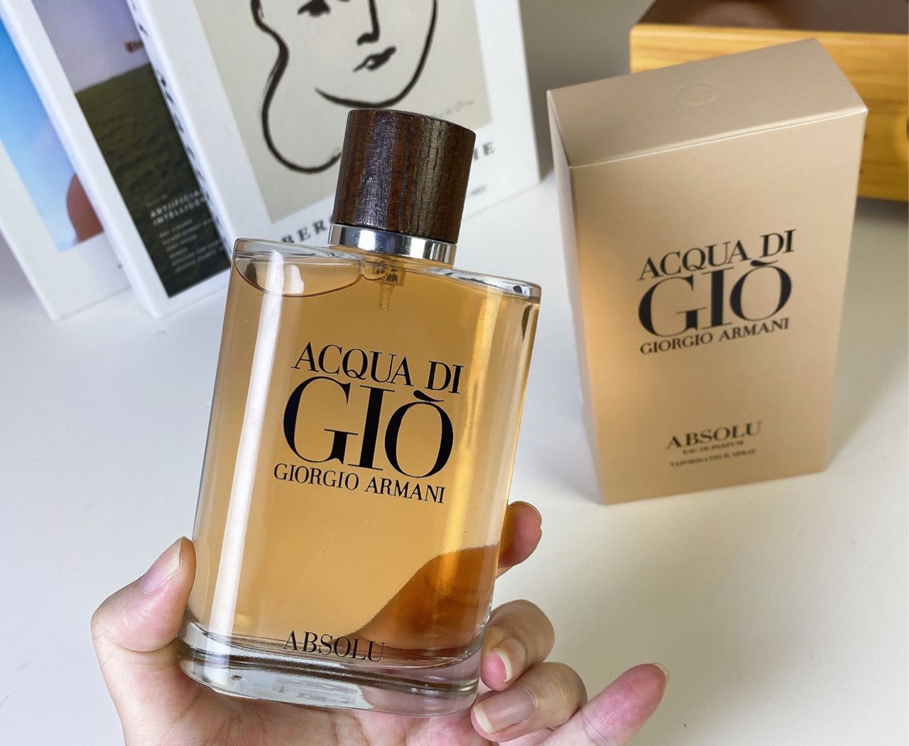 GIORGIO ARMANI ACQUA DI GIO ABSOLU EAU DE PARFUM SPRAY 125 ML/4.2 FL.OZ. NIB