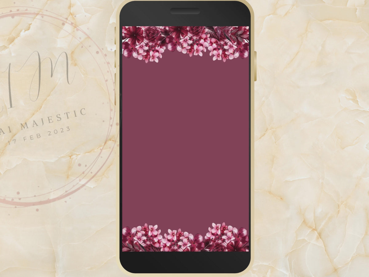 Wedding Invitation, Online Invitation Template, Maroon E-Invite, Electronic Invitation, Digital Burgundy Rose Wedding Invitation. WEI55