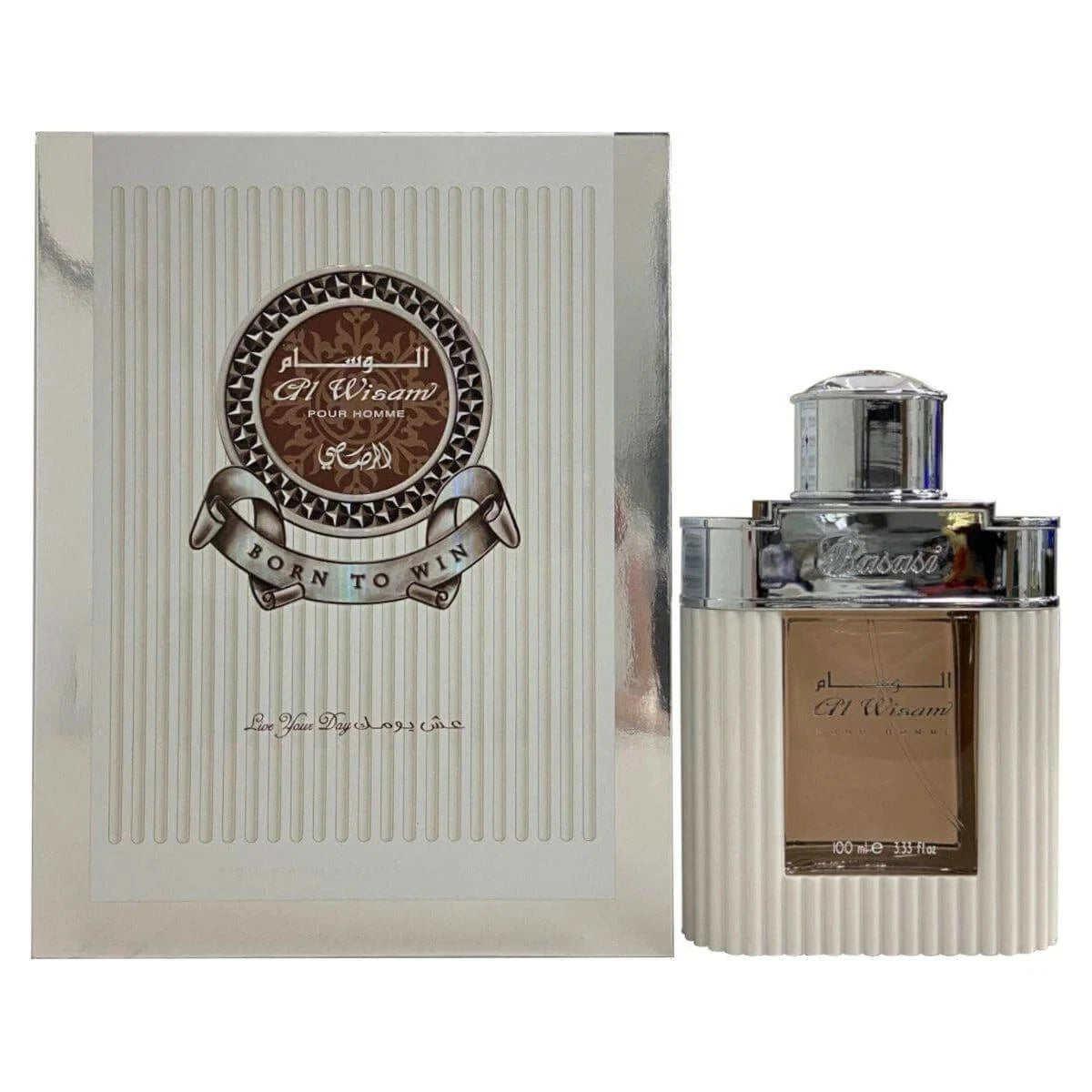 Al Wisam by Rasasi Cologne for Men EDP 3.3 / 3.4 oz New In Box