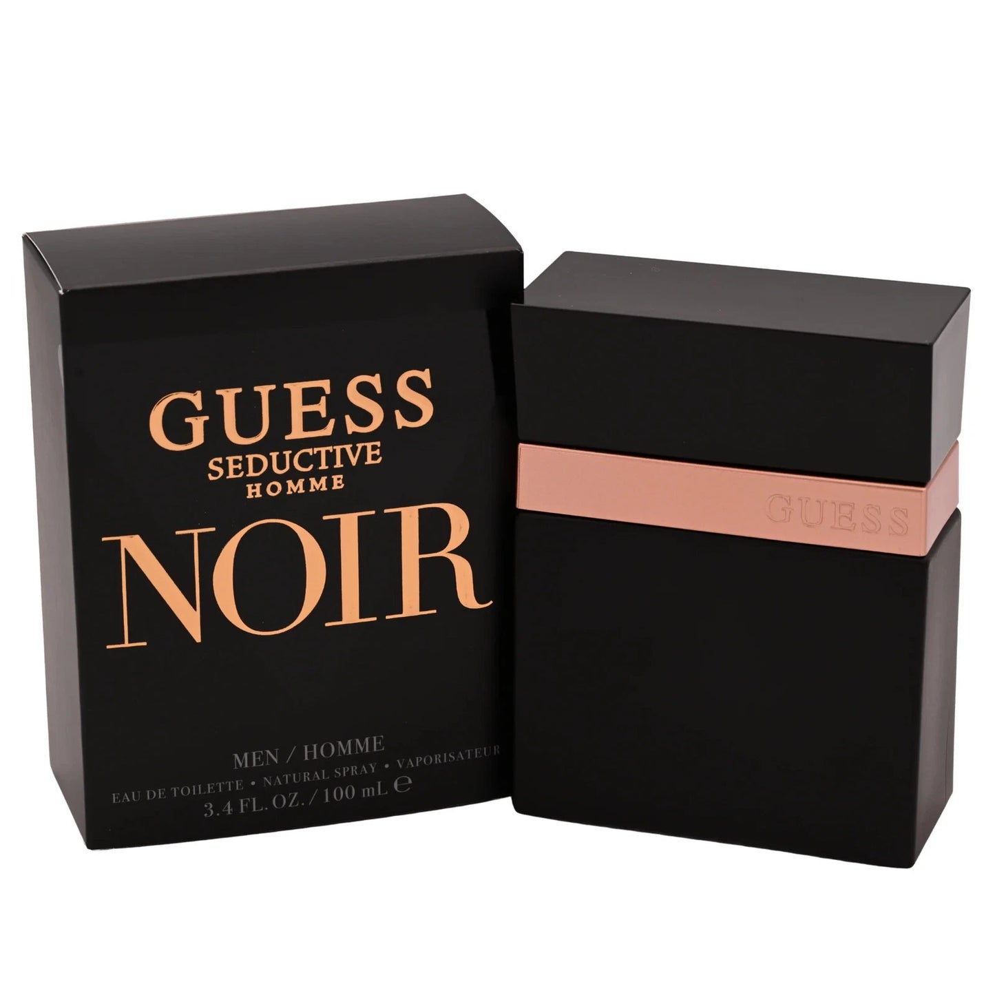GUESS SEDUCTIVE HOMME NOIR by Guess 3.3 / 3.4 oz EDT Cologne For Men New in Box