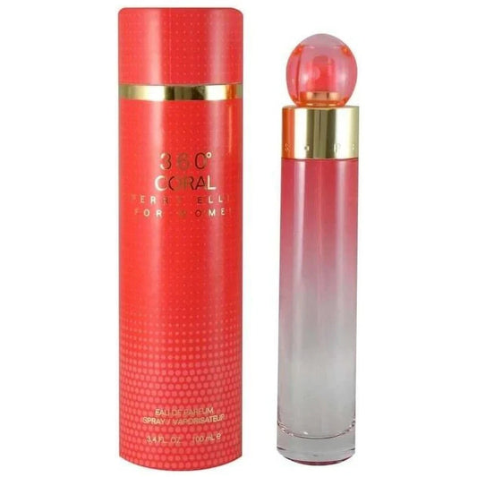 360 Coral by Perry Ellis Perfume for Women EDP 3.3 / 3.4 oz New In Box