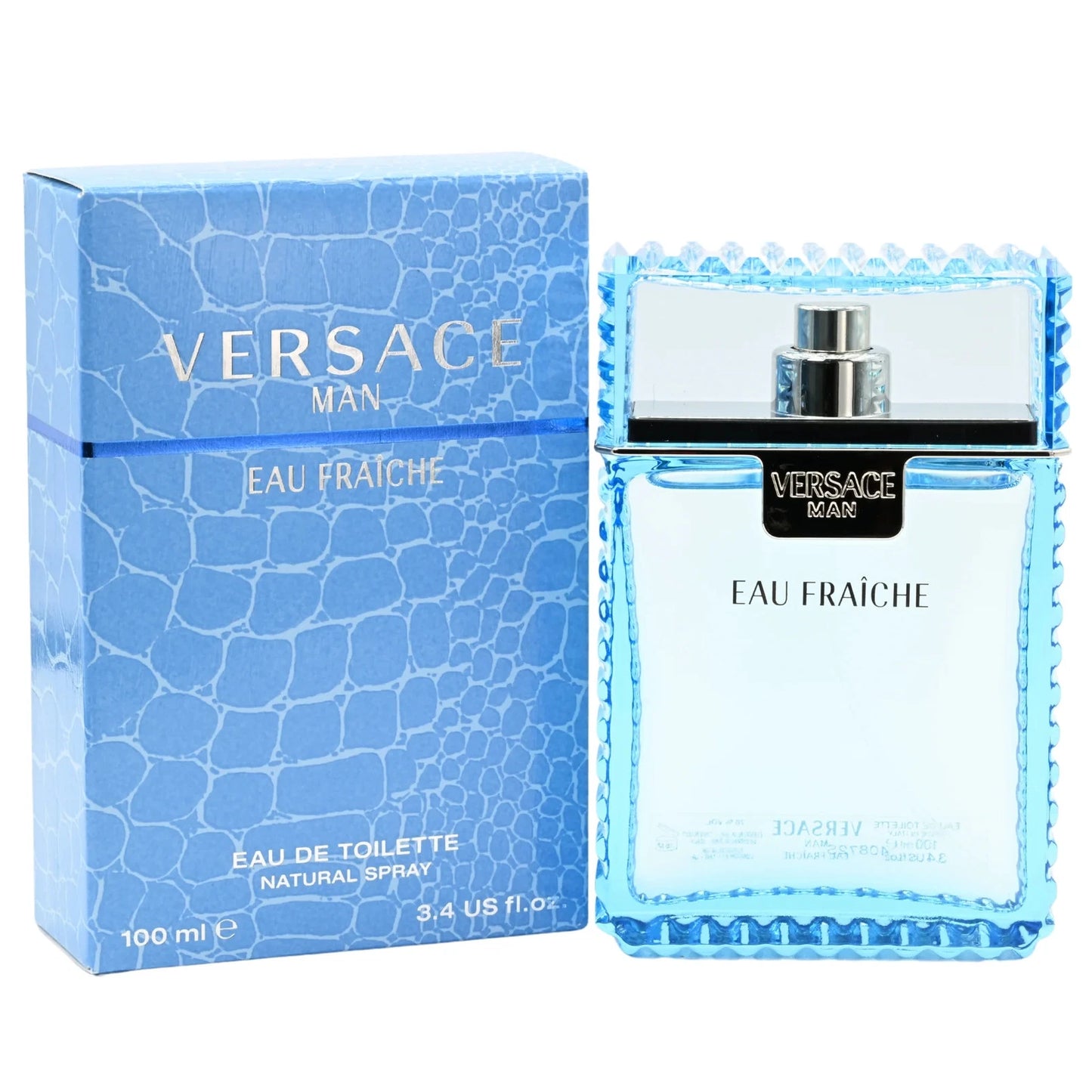 Versace Man Eau Fraiche by Gianni Versace 3.4 oz EDT Cologne for Men New In Box