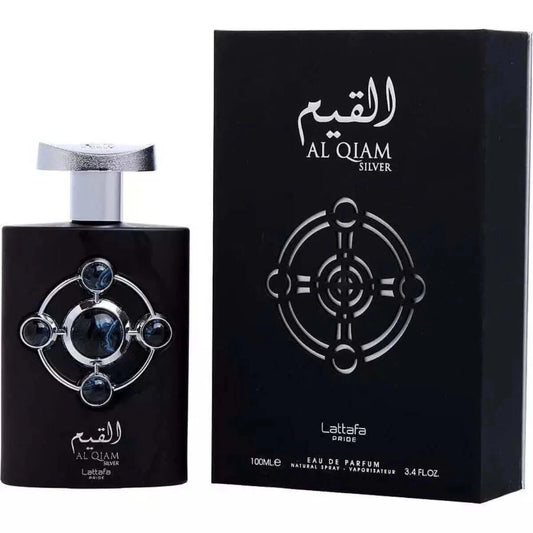 Al Qiam Silver by Lattafa Cologne for Men EDP 3.3 / 3.4 oz New In Box