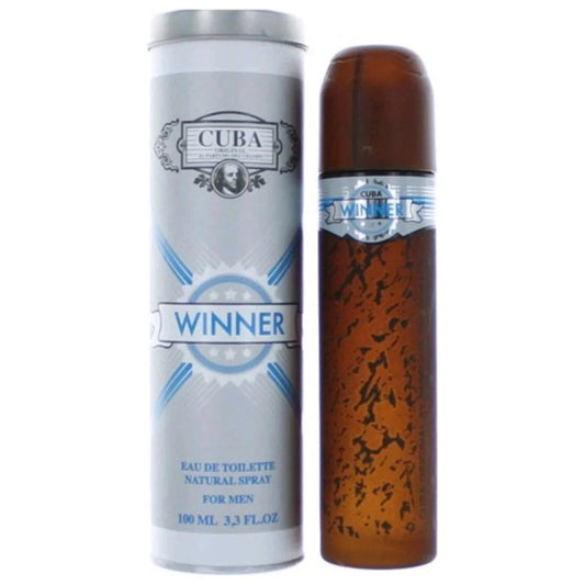 Cuba Winner By Cuba cologne for men EDT 3.3 / 3.4 oz New in Box
