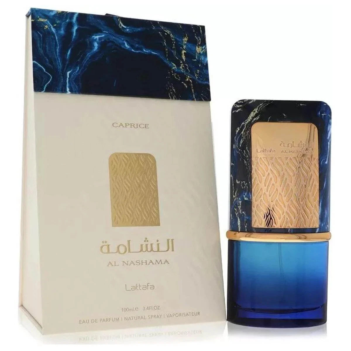 Al Nashama Caprice by Lattafa Perfume for Unisex EDP 3.3 / 3.4 oz New In Box