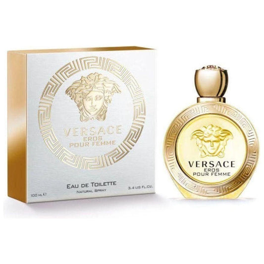 VERSACE EROS POUR FEMME 3.3 / 3.4 oz edt Perfume New in Box