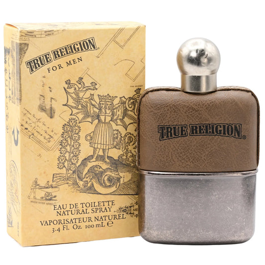 TRUE RELIGION by Christian Audigier 3.3 / 3.4 oz EDT Cologne For Men New in Box