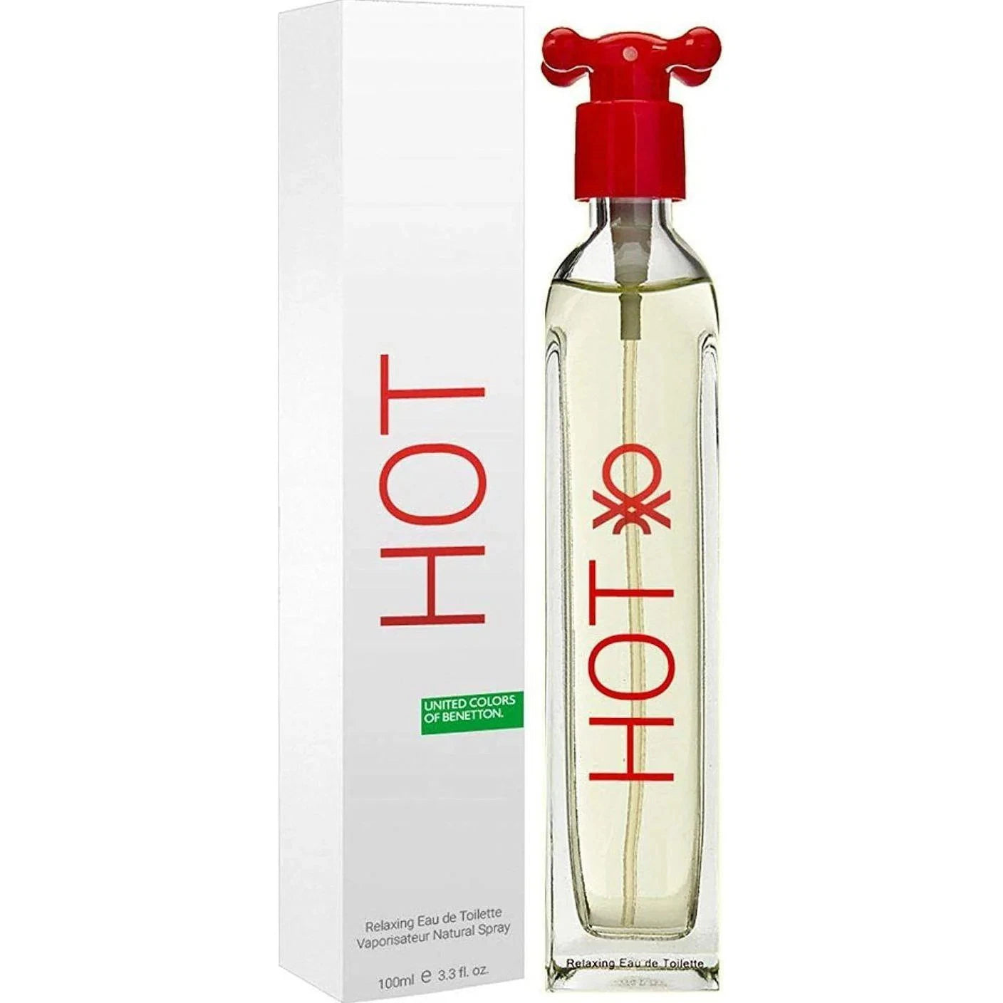 BENETTON HOT by Benetton Perfume for Women EDT 3.3 / 3.4 oz New In Box