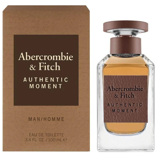 Authentic Moment by Abercrombie & Fitch Cologne Men EDT 3.3 / 3.4 oz New In Box