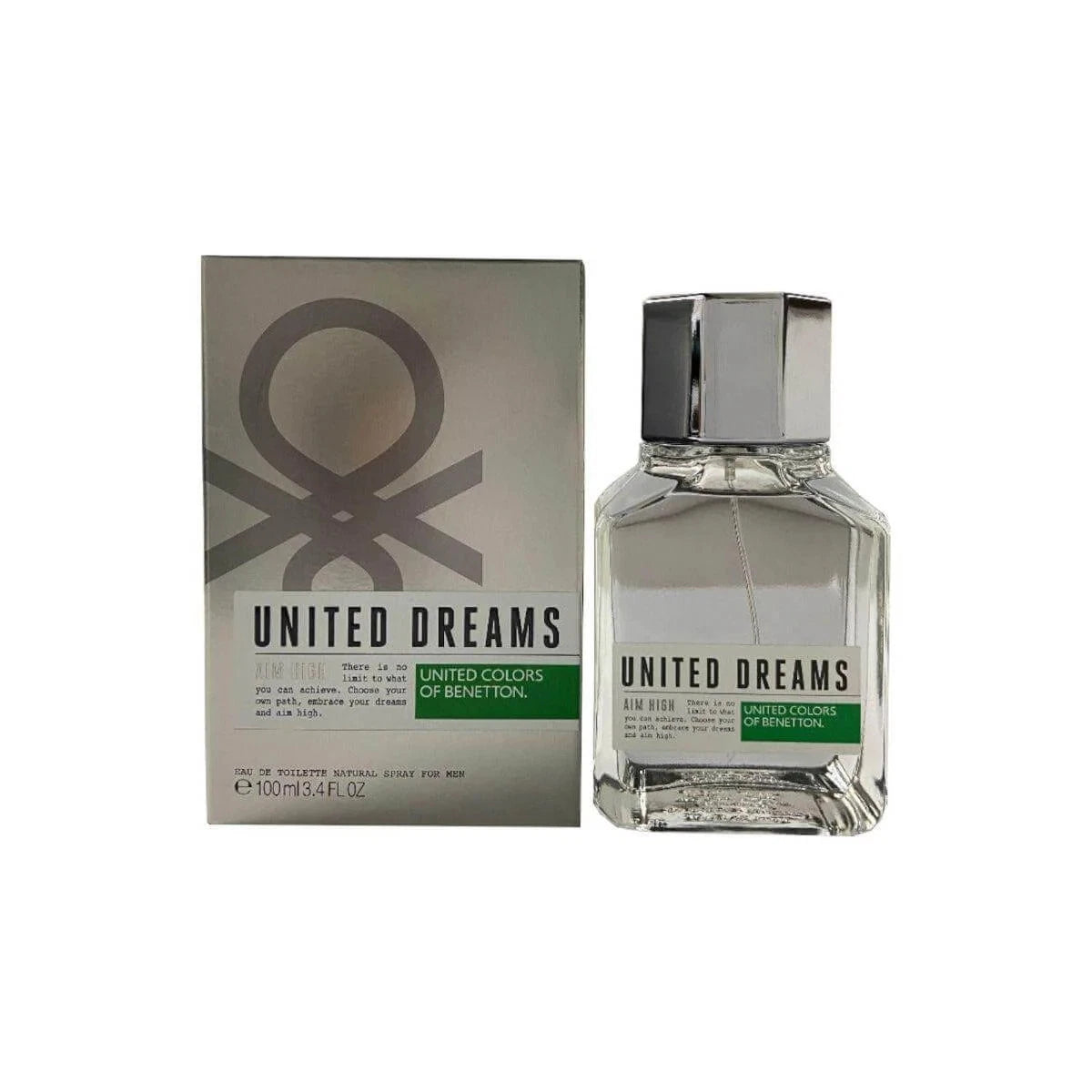 United Dream Aim High by Benetton cologne for men EDT 3.3 / 3.4 oz New In Box