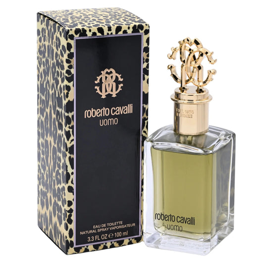 Roberto Cavalli Uomo by Roberto Cavalli cologne Men EDT 3.3 / 3.4 oz New in Box