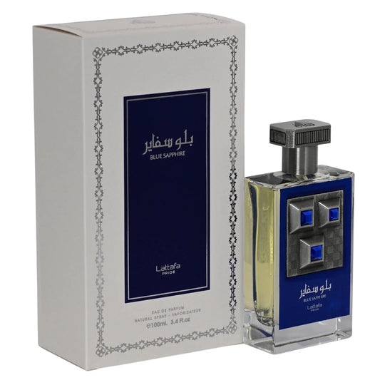 Blue Sapphire by Lattafa Perfume for Unisex EDP 3.3 / 3.4 oz New In Box