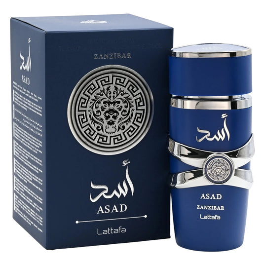 Asad Zanzibar by Lattafa Cologne for Men EDP 3.3 / 3.4 oz New In Box