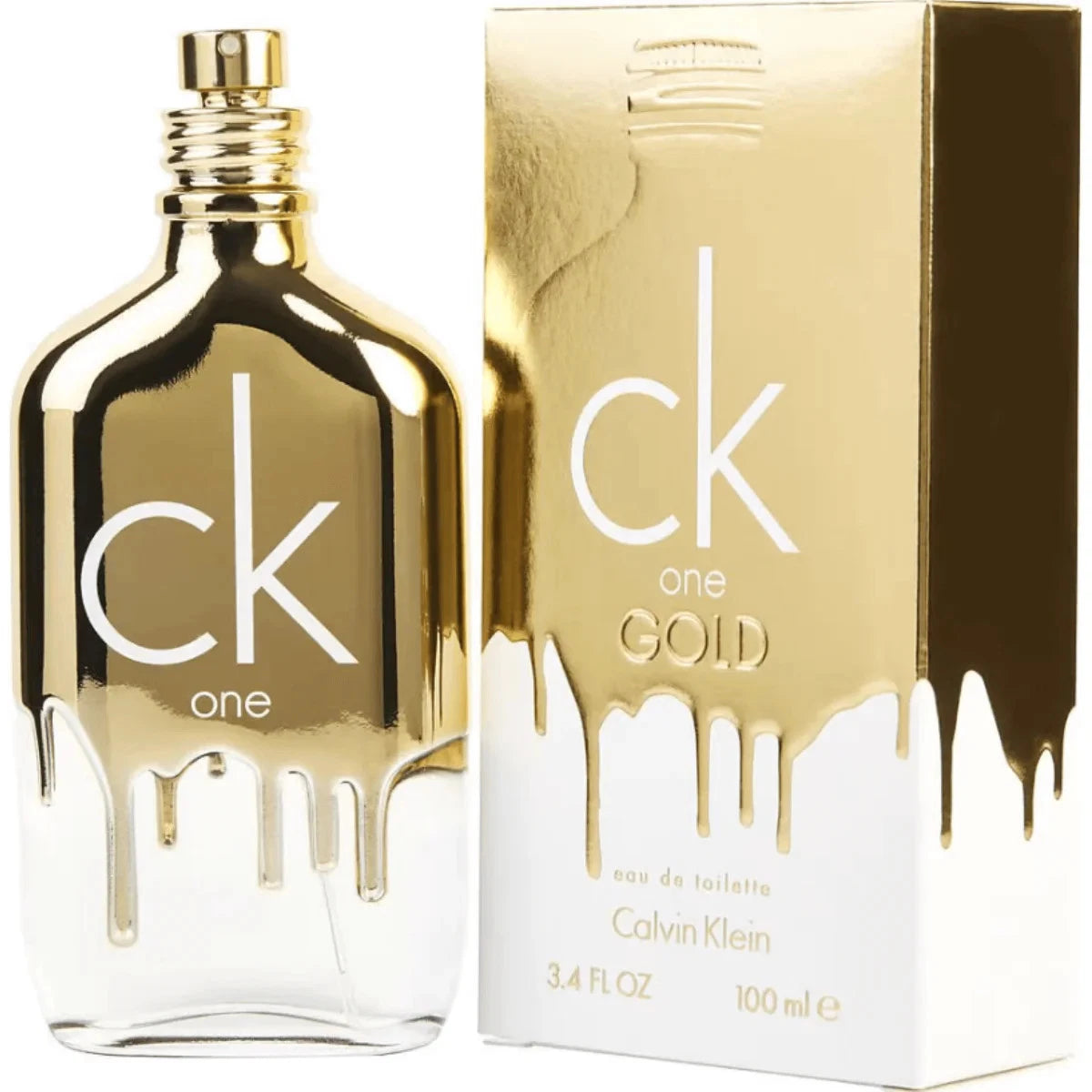 Ck one Gold by Calvin Klein for unisex EDT 3.3 / 3.4 oz New in Box