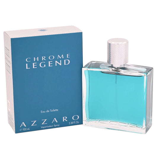 Chrome Legend by Azzaro cologne for Men EDT 3.38 oz 3.4 / 3.3 New in Box