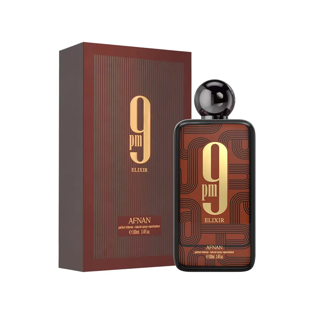 9 pm by Afnan 3.4 oz EDP Cologne for Men with Box
