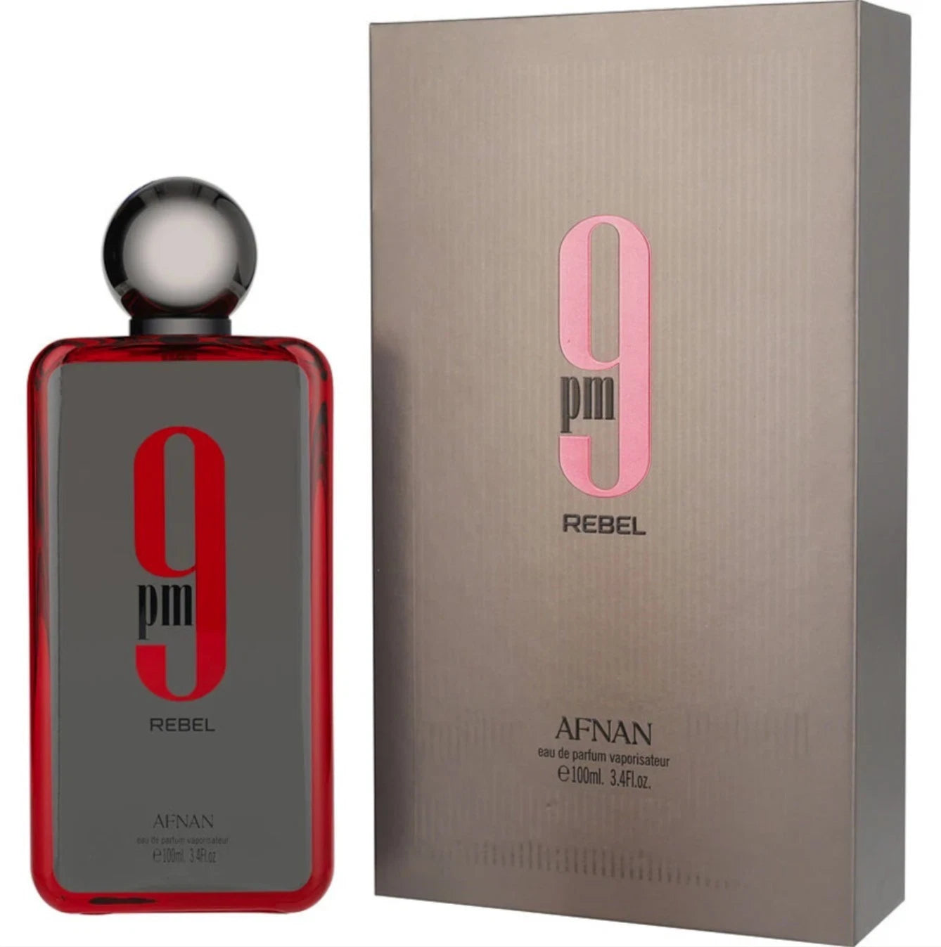 Afnan 9 Pm Rebel unisex Eau De Parfum Spray 3.4 oz