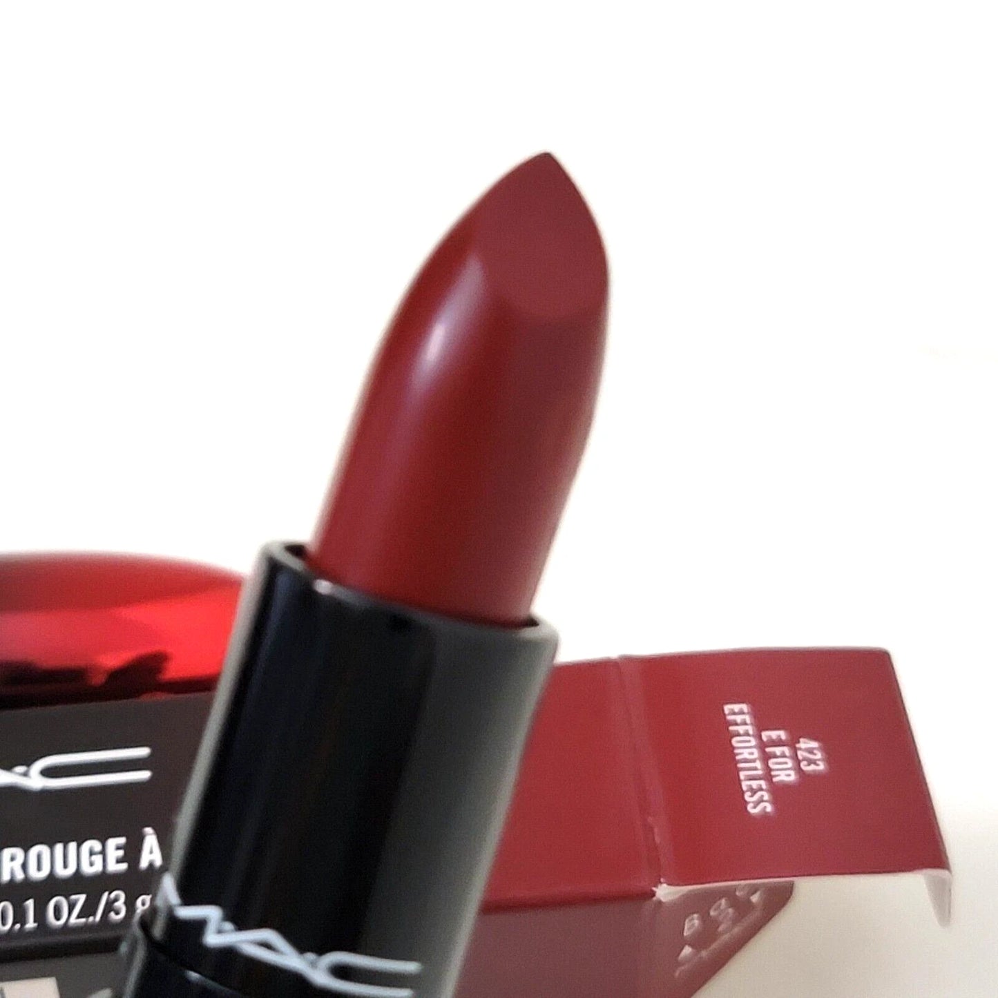 MAC LOVE ME LIPSTICK 0.1 Oz 423 E FOR EFFORLESS NEW IN BOX