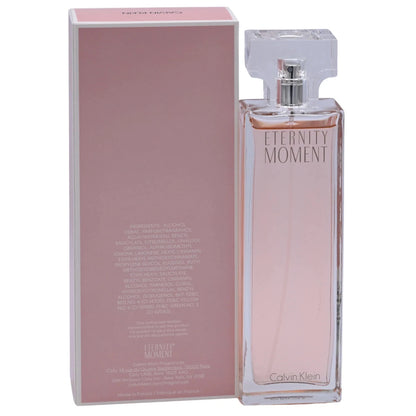 ETERNITY MOMENT by Calvin Klein 3.3 / 3.4 oz EDP Perfume For Women New in Box