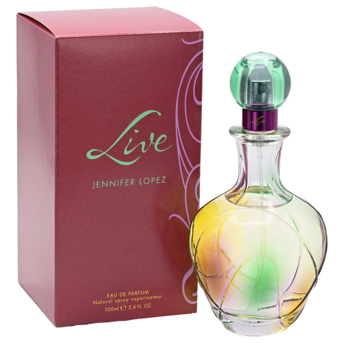 Live by J.Lo Jennifer Lopez EDP Perfume for Women 3.3 / 3.4 oz New In Box