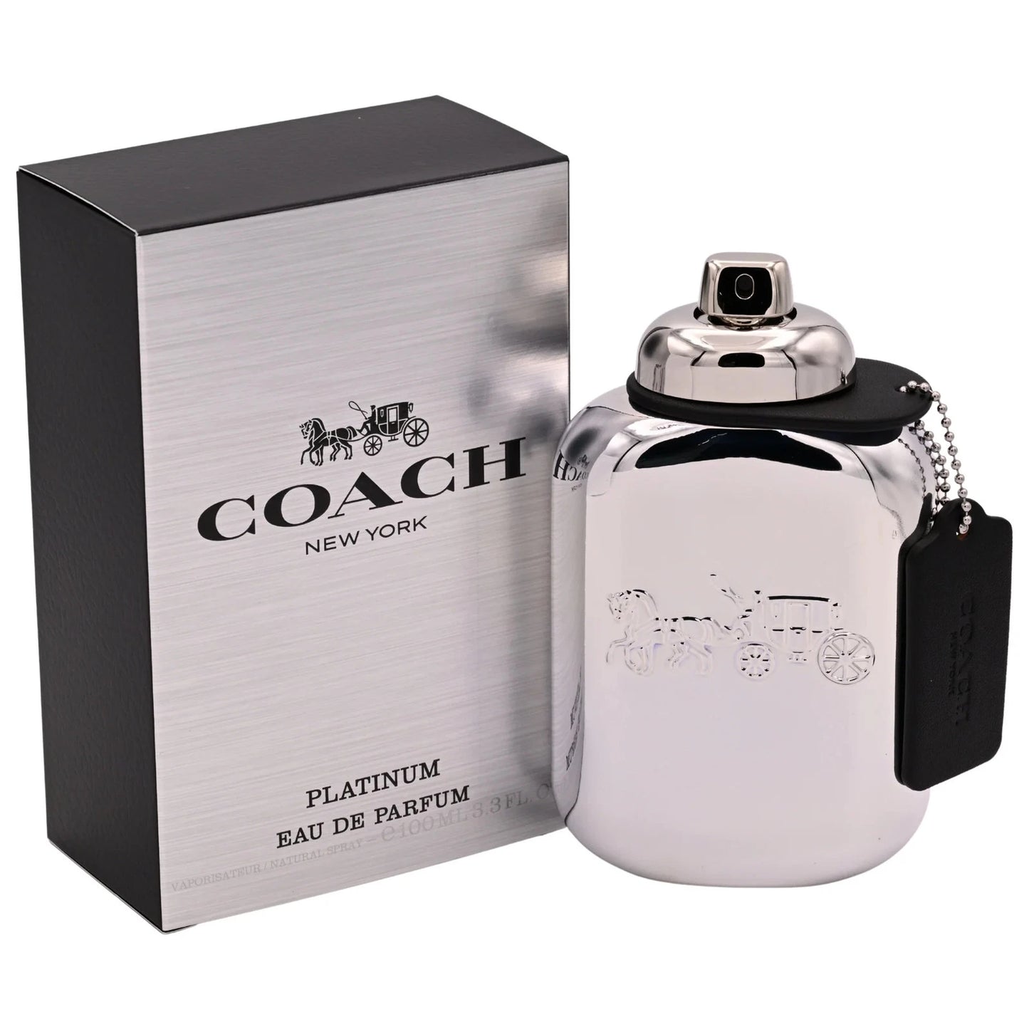 COACH NEW YORK PLATINUM by Coach cologne for men EDP 3.3 / 3.4 oz New in Box