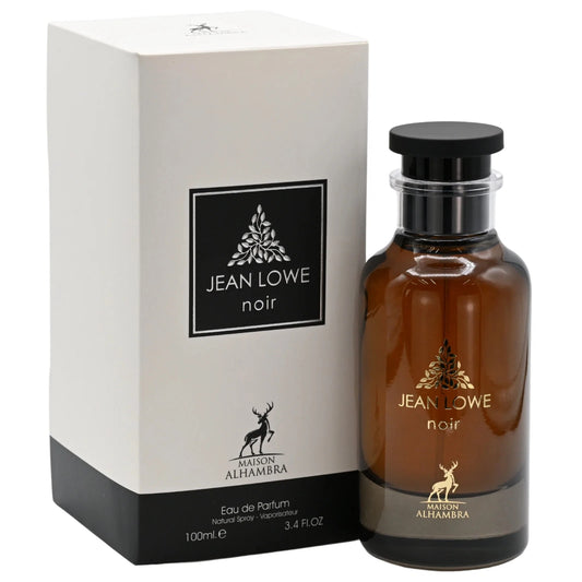 Jean Lowe Noir by Maison Alhambra for unisex EDP 3.3 / 3.4 oz New in Box