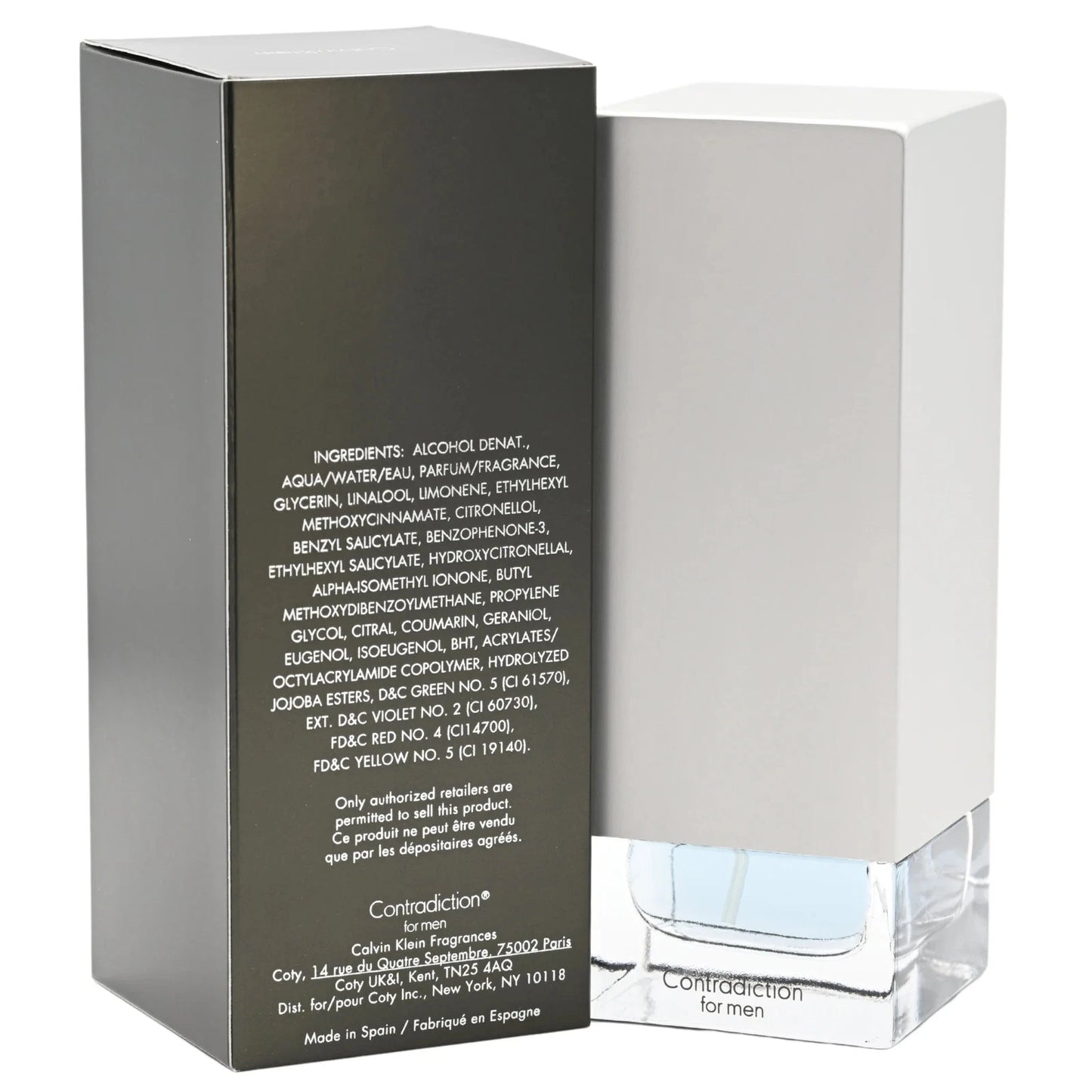 CONTRADICTION by Calvin Klein Cologne 3.4 oz EDT MEN New in Box
