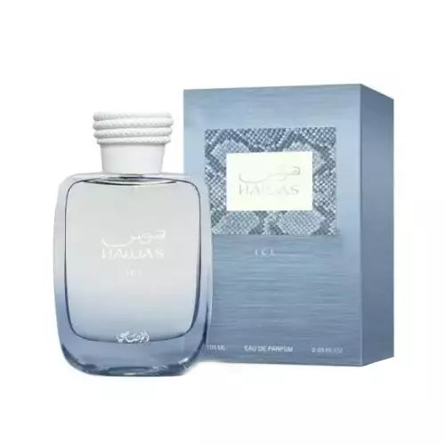 Hawas Ice by Rasasi 3.38 oz EDP Cologne for Men New In Box
