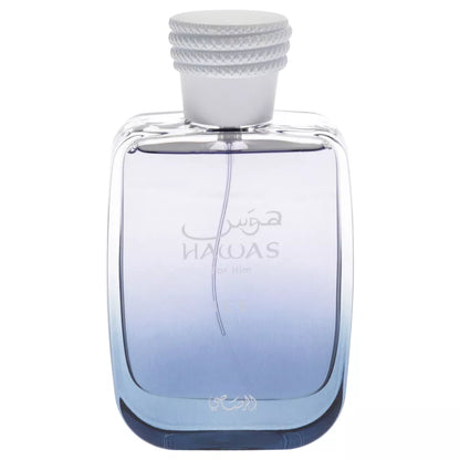 Hawas Ice by Rasasi 3.38 oz EDP Cologne for Men New In Box